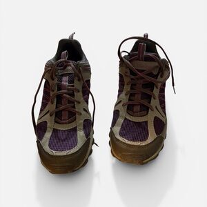 Columbia gray and Purple Women's Hiking Sneakers